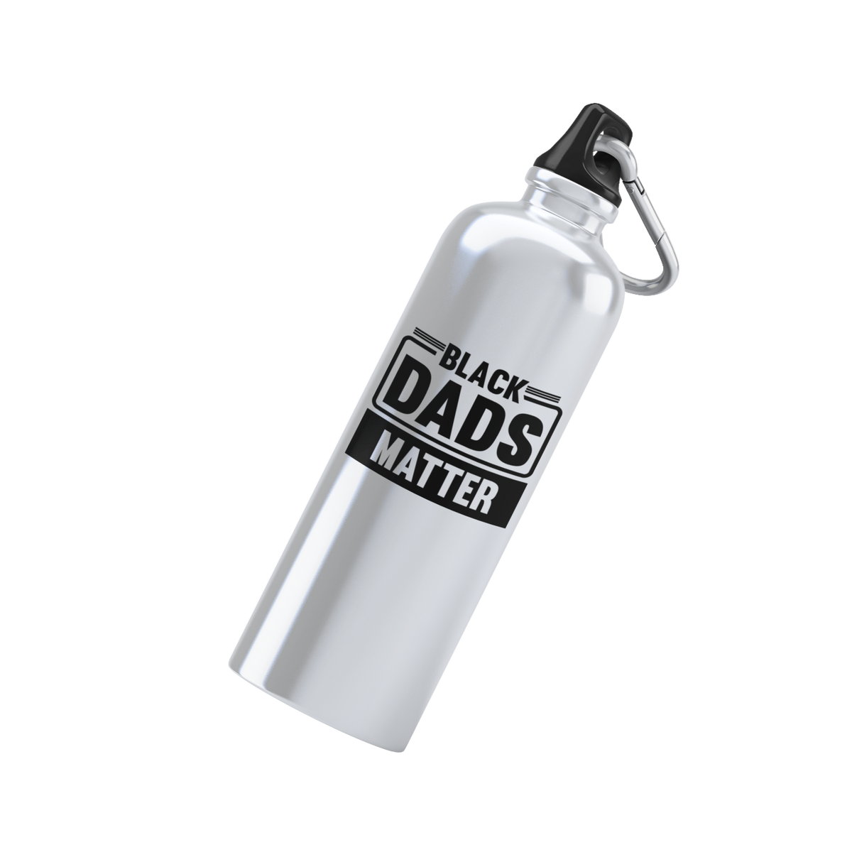 Aluminium Screw top Water Bottle-White
