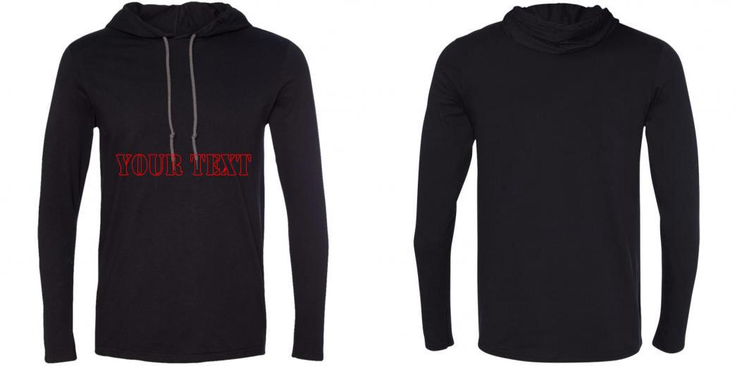 Performance Long Sleeve T-Shirt Hoodie
